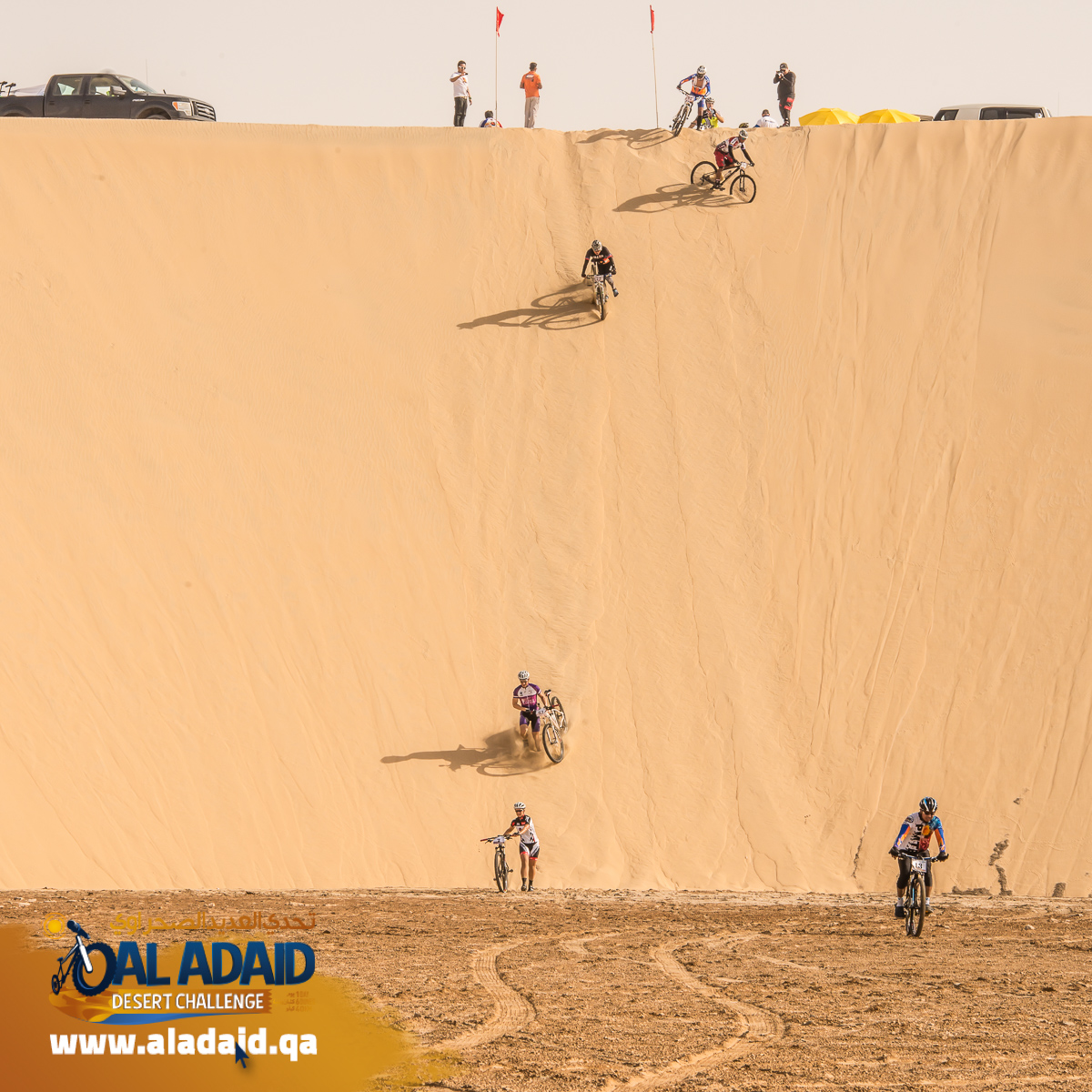 Al Adaid Desert Challenge: fatbiken op zijn Qatarees!