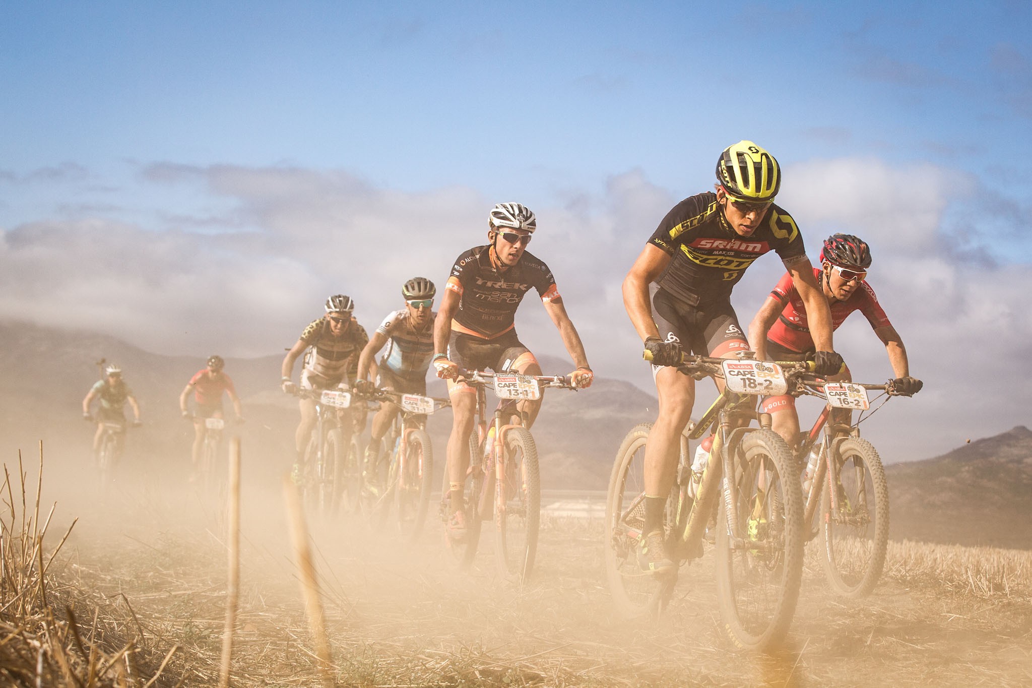 Sébastien Carabin volgt in het spoor van onder meer Andri Frischknecht. – Photo by Nick Muzik/Cape Epic/SPORTZPICS