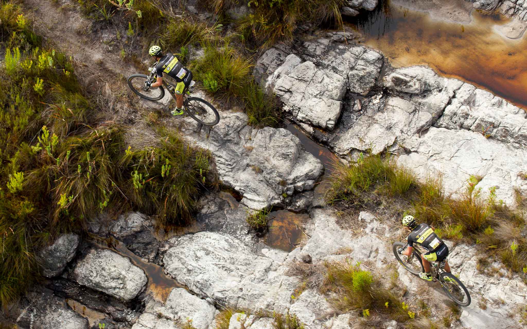 Alban Lakata & Kristian Hynek. Photo by Greg Beadle/Cape Epic/SPORTZPICS