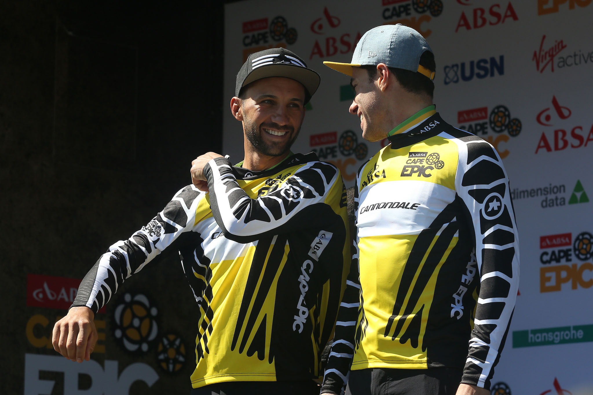 Manuel Fumic & Henrique Avancini. – Photo by Shaun Roy/Cape Epic/SPORTZPICS