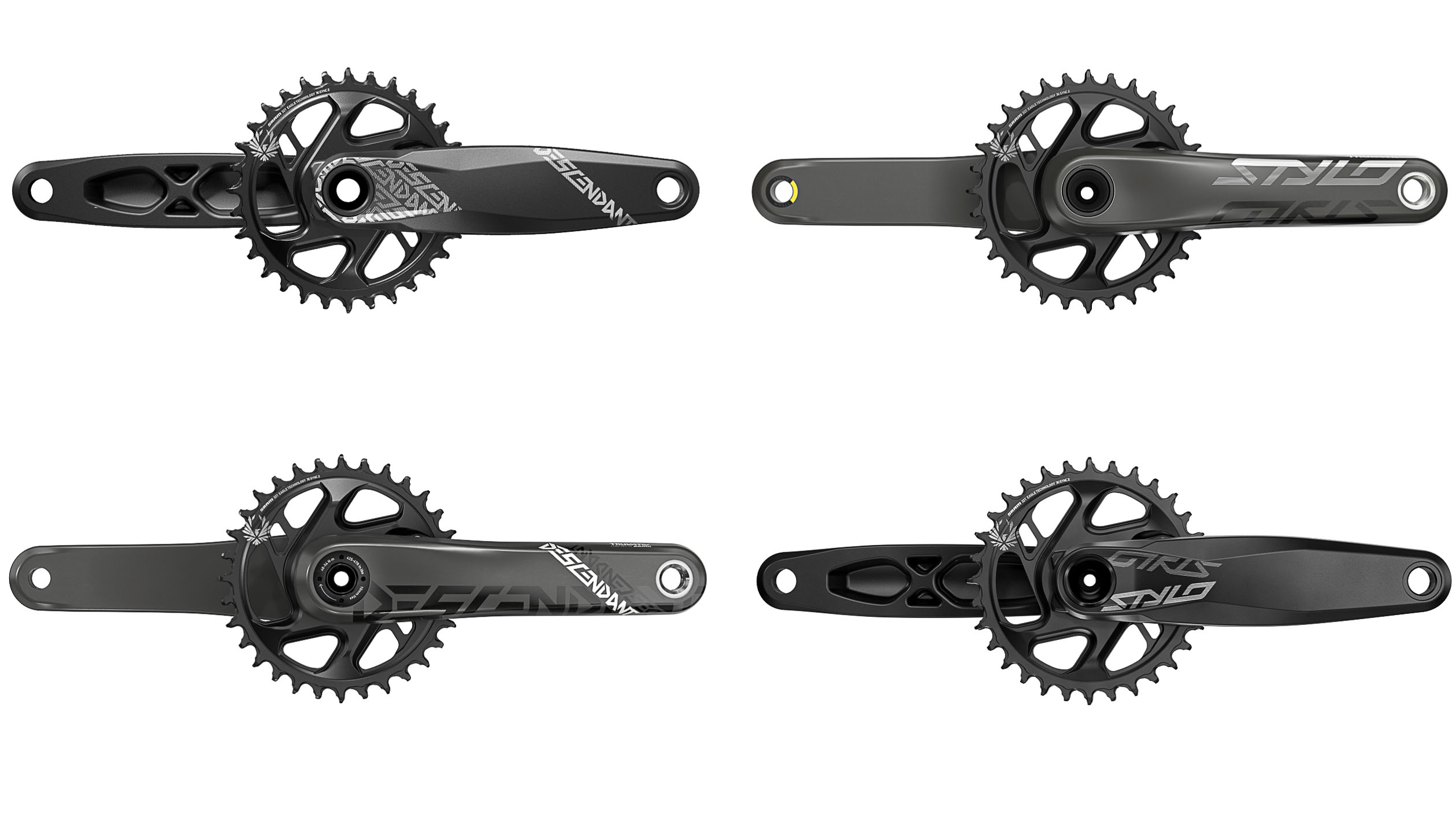 Truvativ Stylo & Descendant: vier nieuwe en goedkopere cranksets