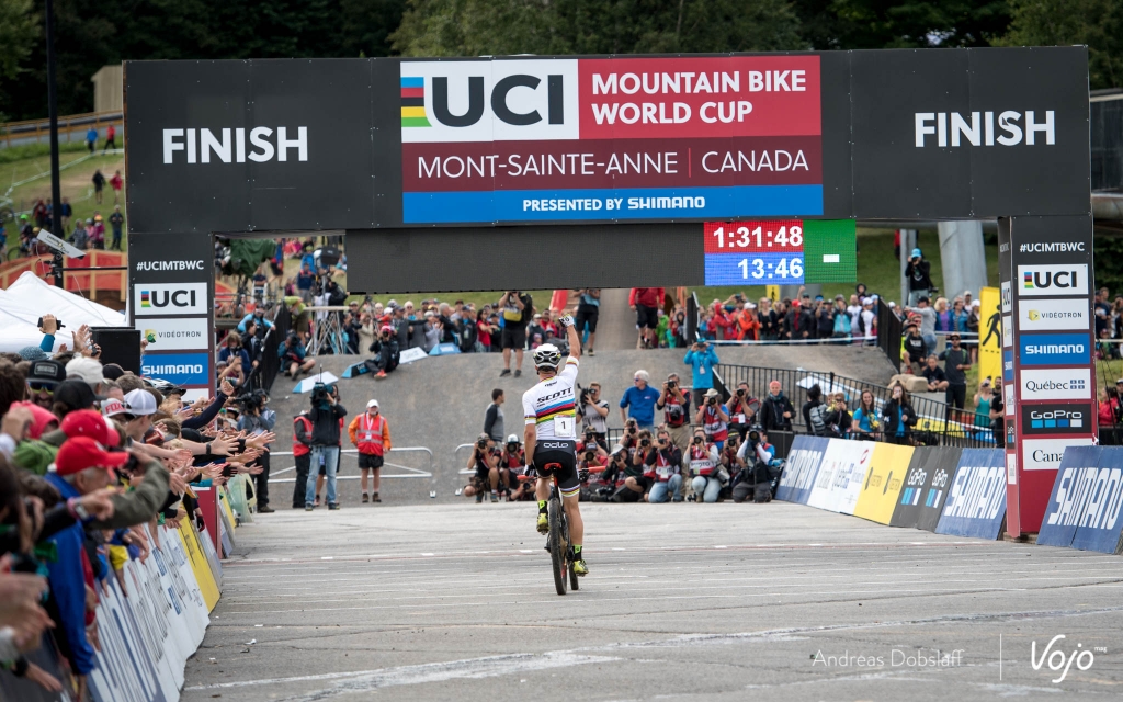 World Cup XC Mont-Sainte-Anne: vijf op vijf voor Nino Schurter!