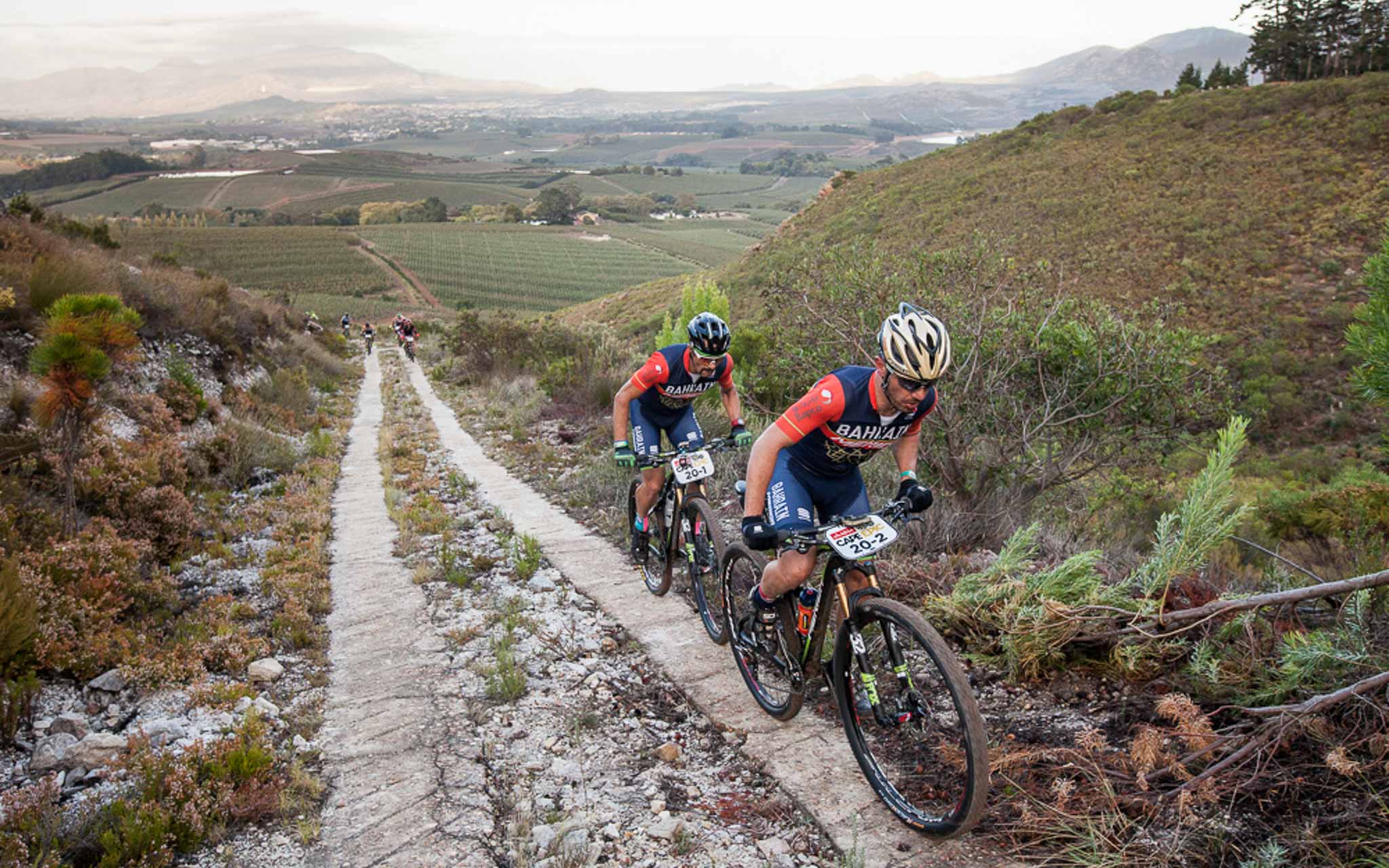 José-Antonio Hermida & Joaquim Rodriguez. Photo by Sam Clark/Cape Epic/SPORTZPICS