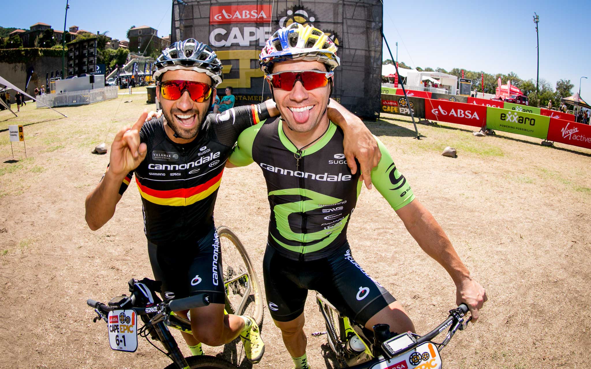 Manuel Fumic & Henrique Avancini – Photo by Mark Sampson/Cape Epic/SPORTZPICS