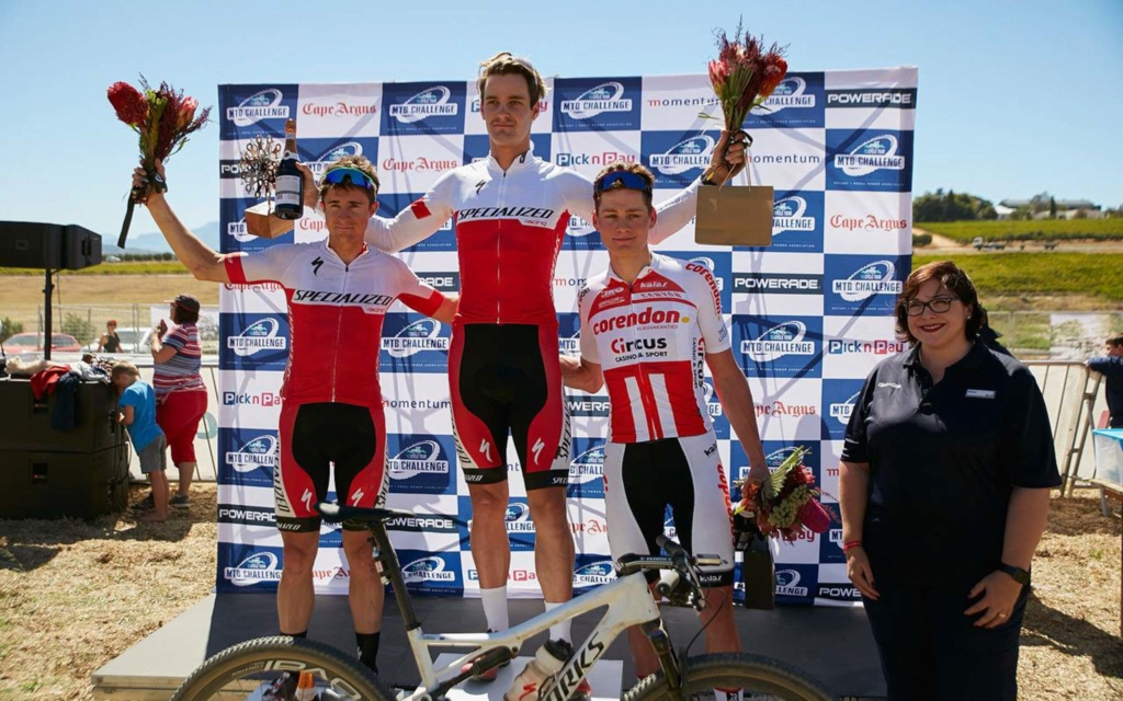 Mathieu van der Poel en Lotte Koopmans derde in Zuid-Afrika