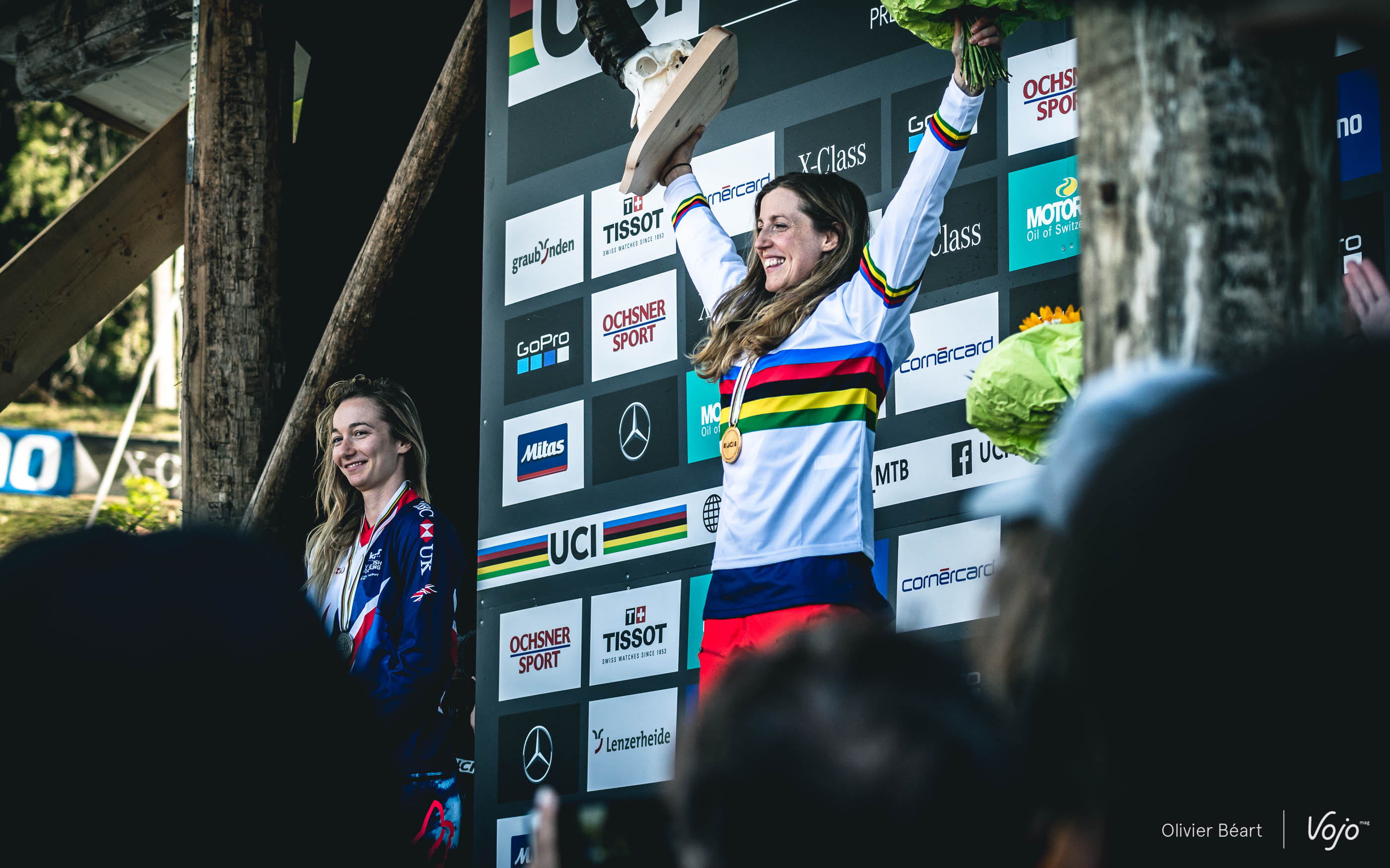 WK MTB DH Lenzerheide: Rachel Atherton is van een andere planeet