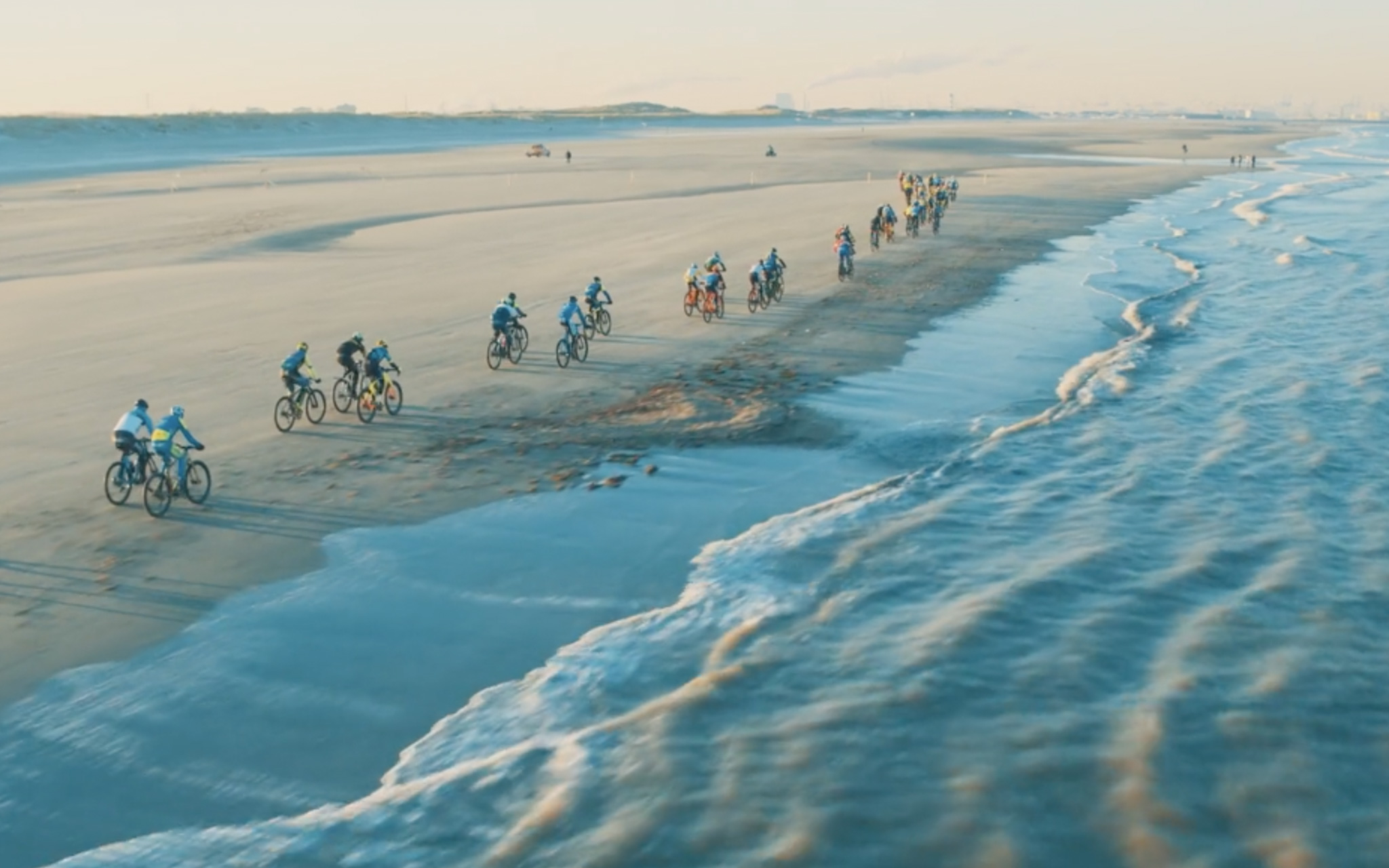 Westland MTB Beach Challenge 2019 vanuit vogelperspectief