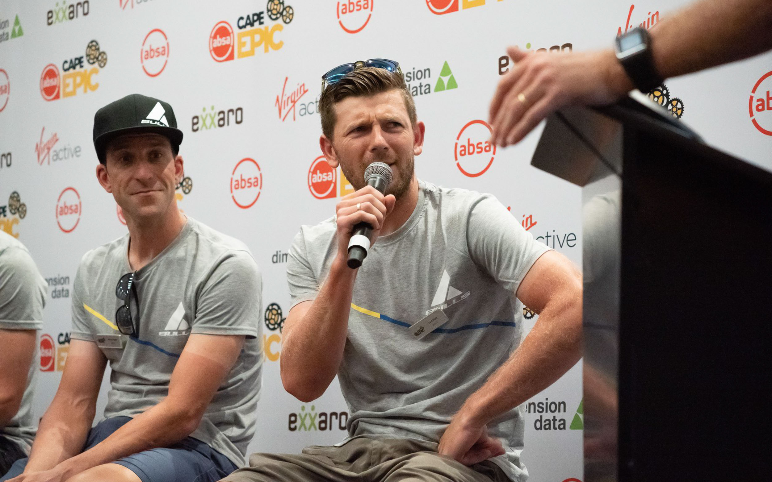 Alban Lakata & Karl Platt. Foto copyright Greg Beadle / Cape Epic