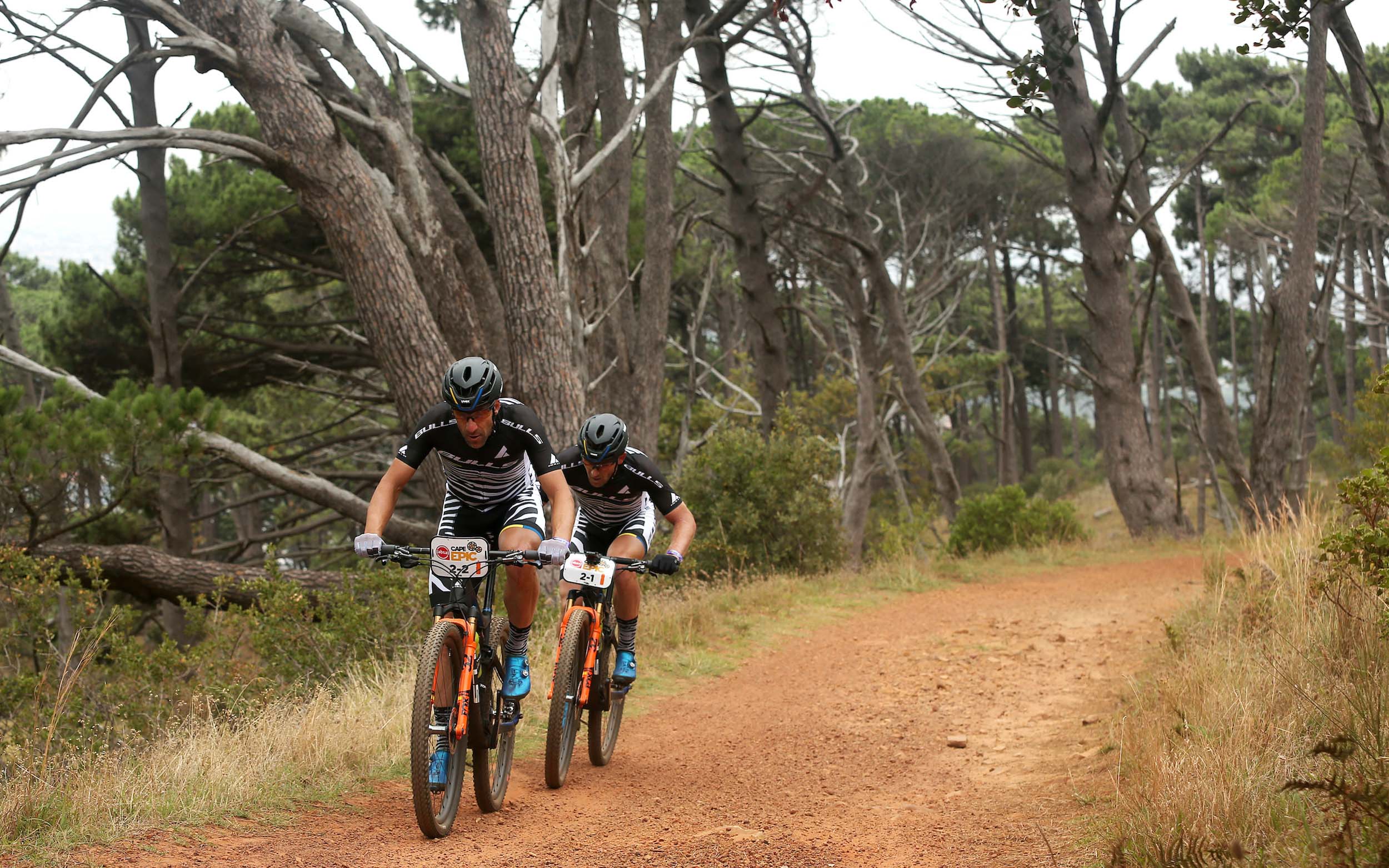 Alban Lakata & Karl Platt. Copyright Shaun Roy/Cape Epic