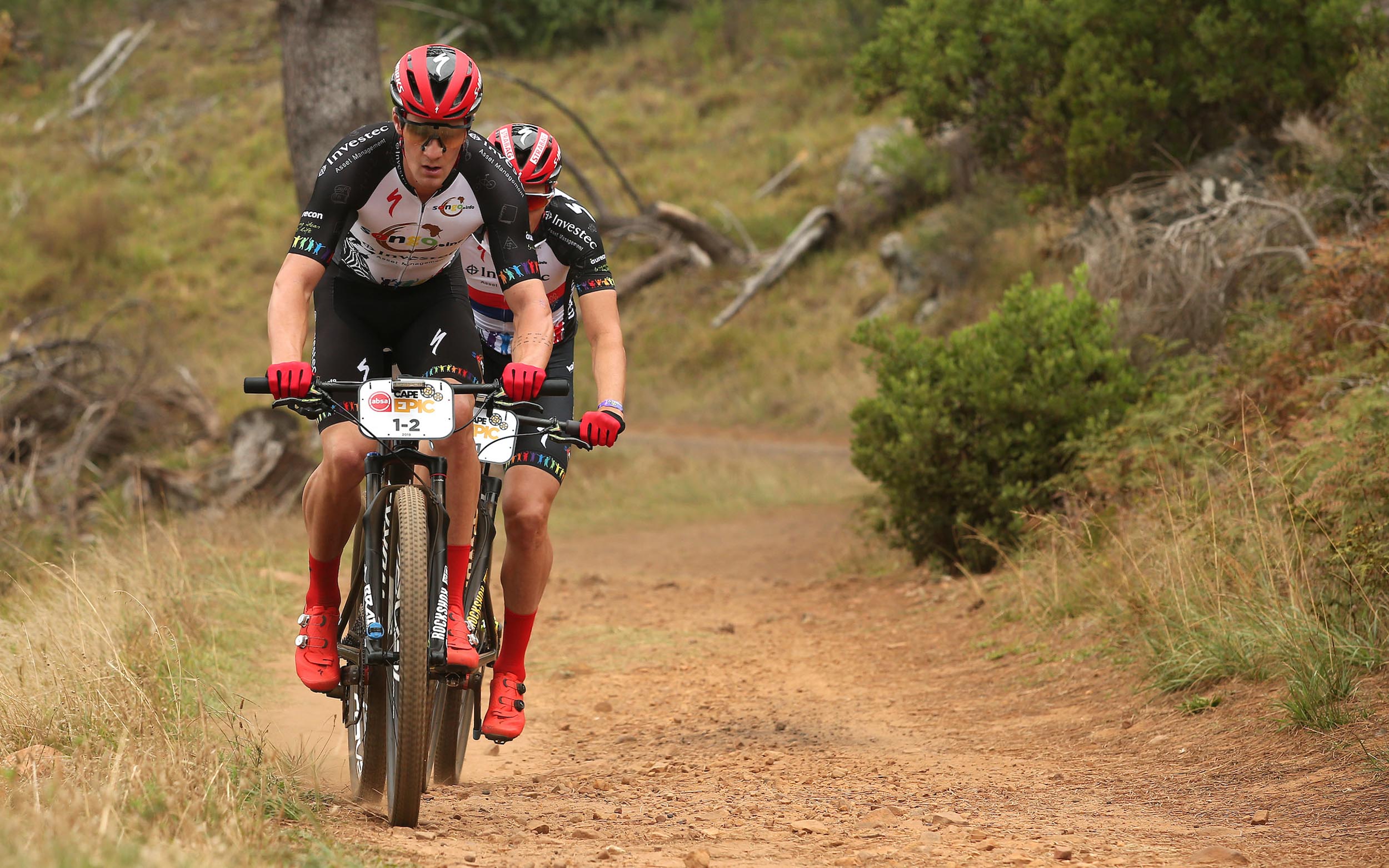 Sam Gaze & Jaroslav Kulhavy. Copyright Shaun Roy/Cape Epic