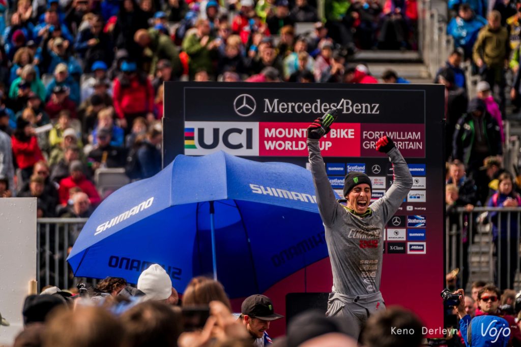 World Cup DH Fort William: Amaury Pierron en Rachel Atherton het snelst