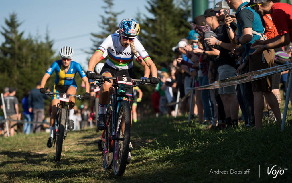 Pauline Ferrand-Prévot wint in Snowshoe, eindwinst wereldbeker MTB voor Kate Courtney!