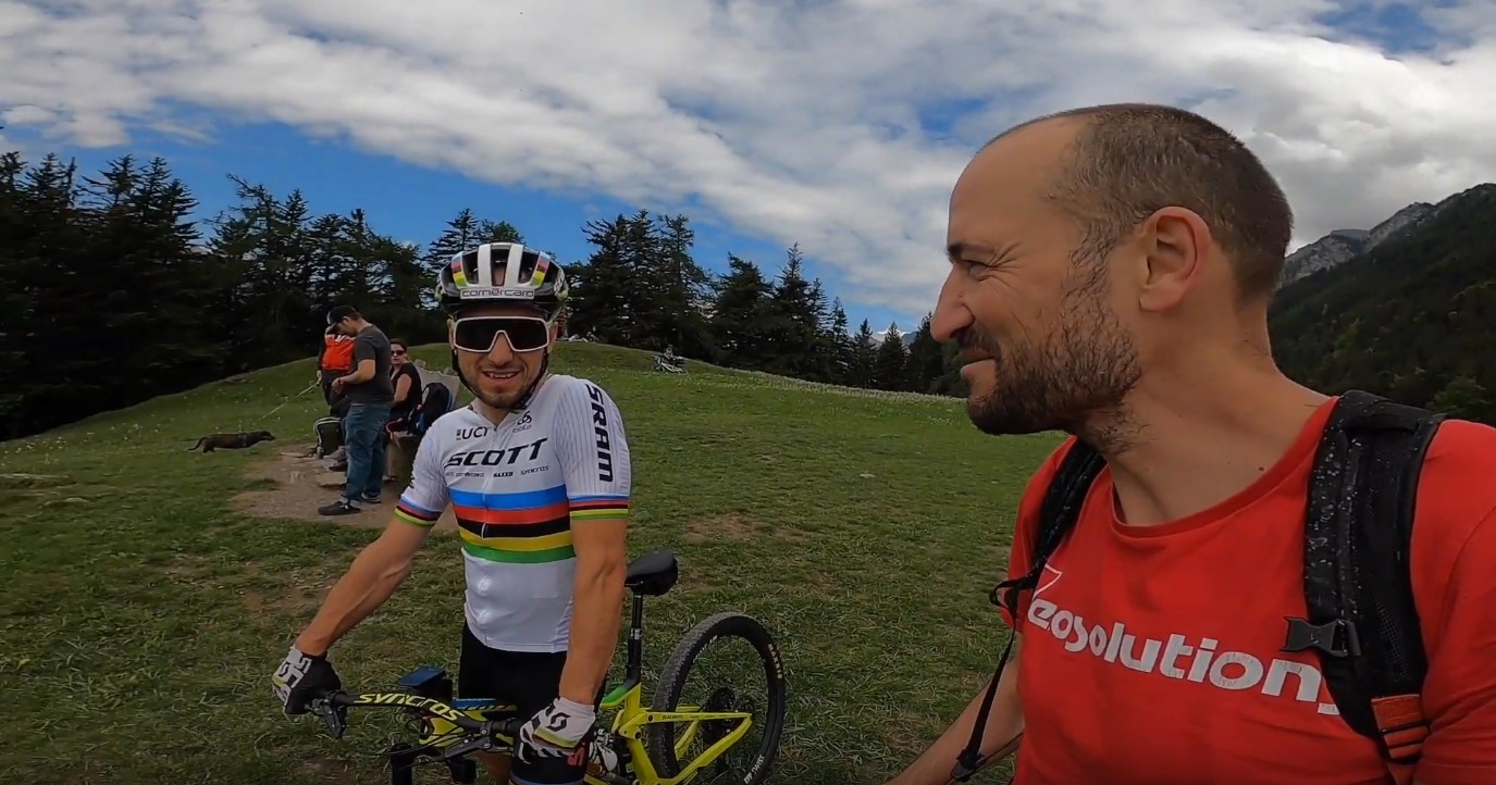 Claudio Caluori – blabla run with Nino Schurter