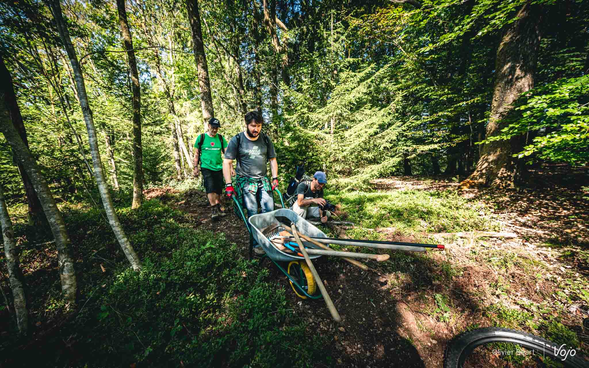 Vast enduroparcours in Bouillon in opbouw!