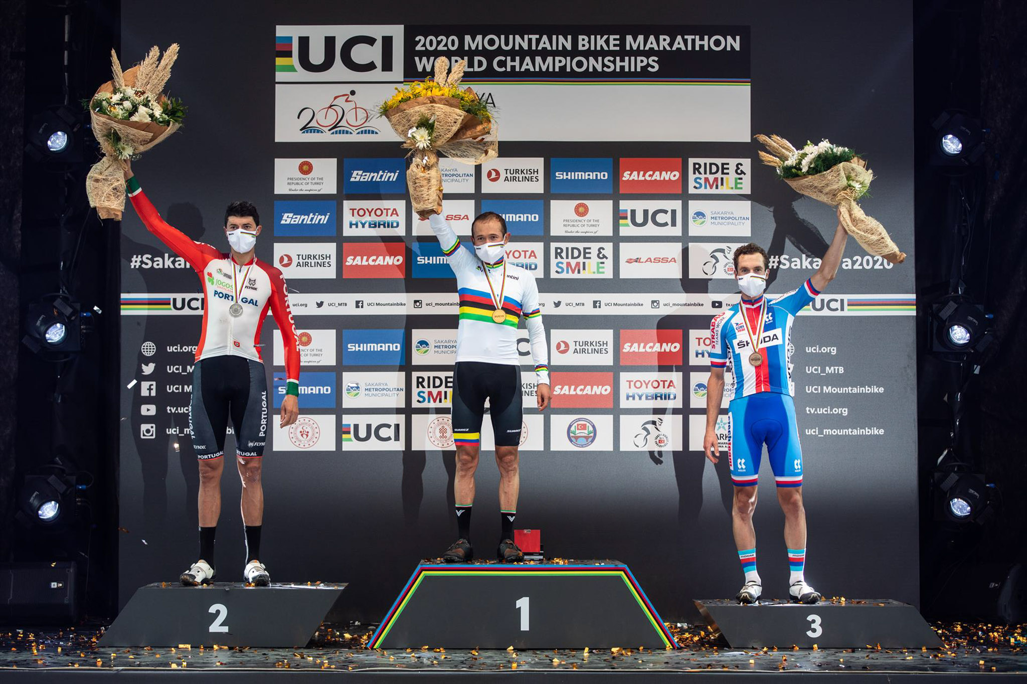 WK MTB Marathon Sakarya: goud voor Hector Leonardo Paez en Ramona Forchini!