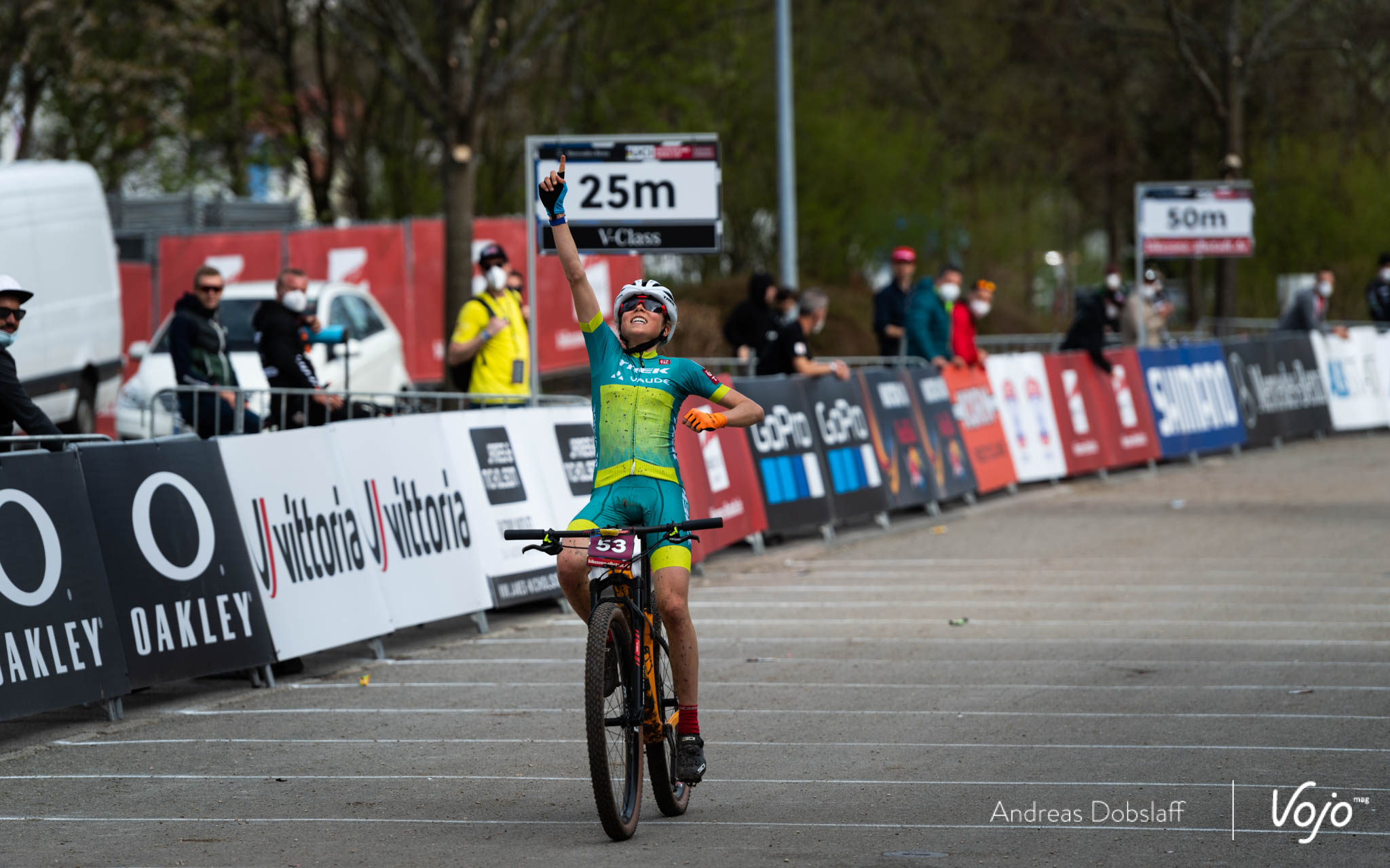 World Cup XCO U23 Albstadt: Carter Woods en Mona Mitterwallner imponeren