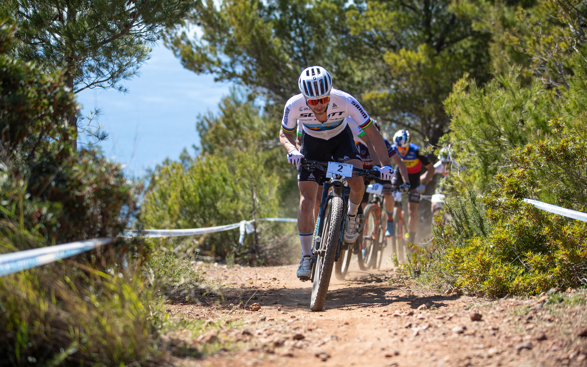 Nino Schurter in de Capoliveri Legend Cup Elba 2021. Foto copyright Alice Russolo.