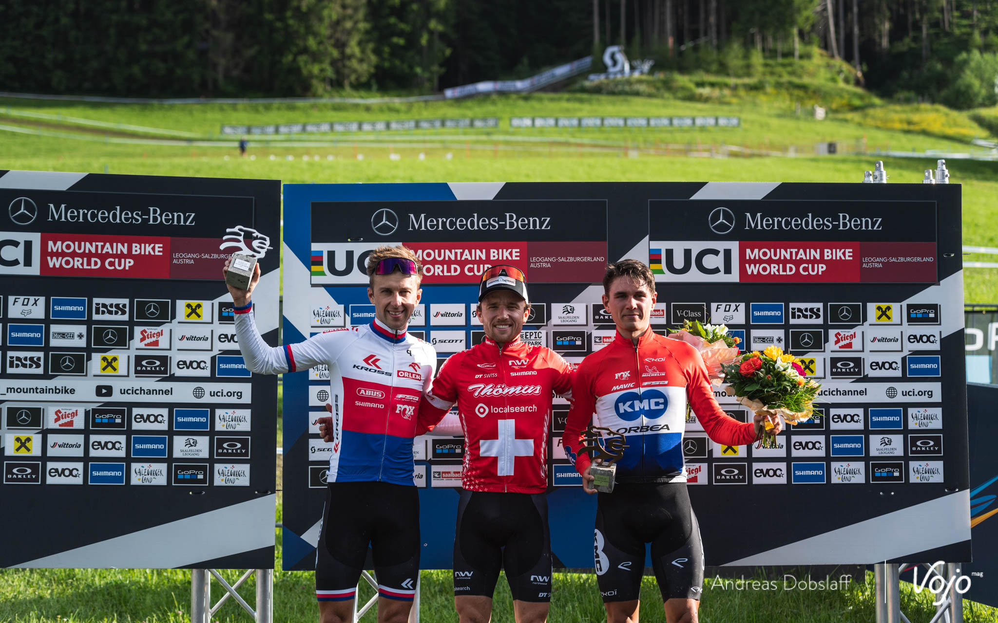 World Cup XCC Leogang: primeur voor Lecomte en Flückiger, podium voor Milan Vader!