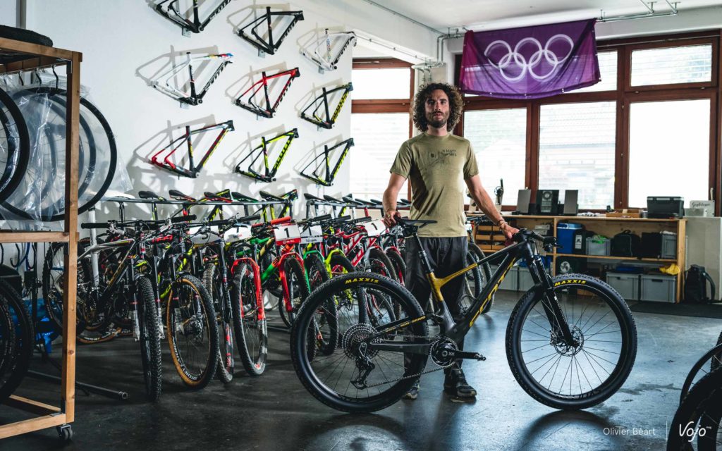 Bezoek | Scott-Sram & de fietsencollectie van Nino Schurter met Yanick The Mechanic