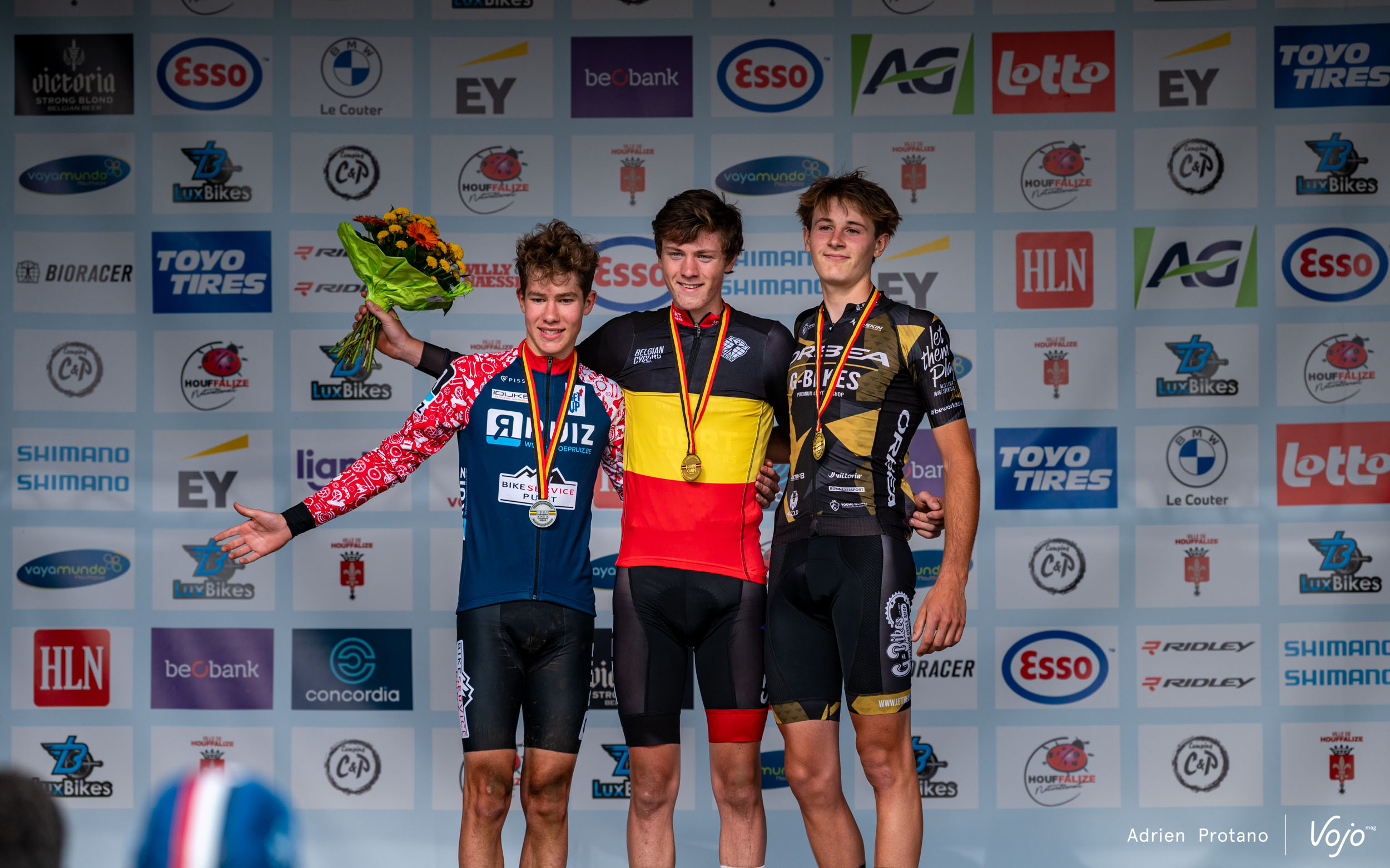 BK XCO U17 en U19 2023: Anciaux en Cordus halen het in het stoffige Houffalize