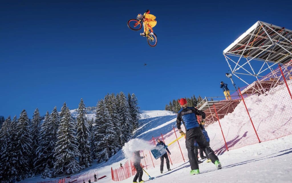 Fabio Wibmer in Kitzbühel - Behind the scenes