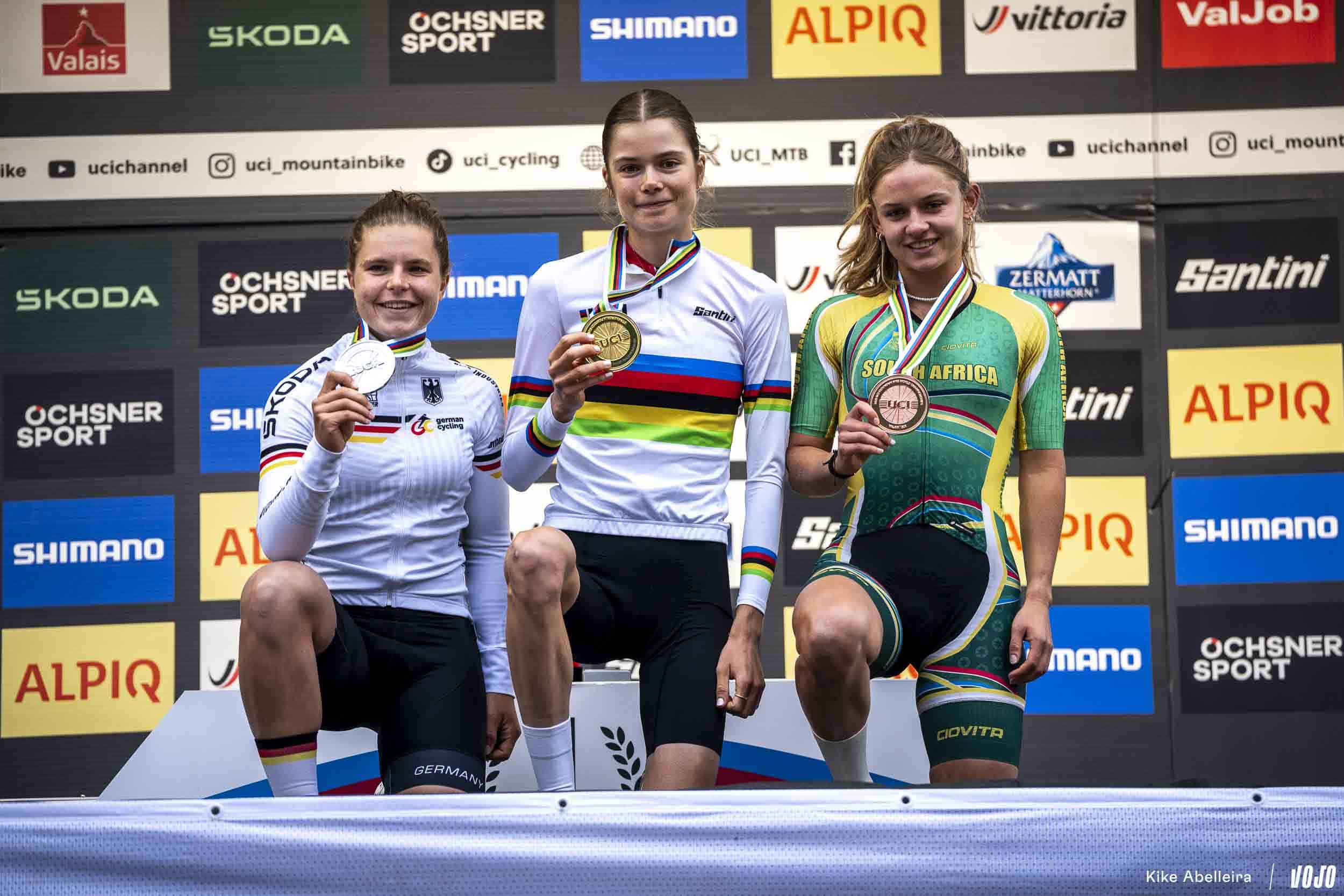 WK MTB Wallis 2025 | XCC U23: goud voor Boichis en Holmgren