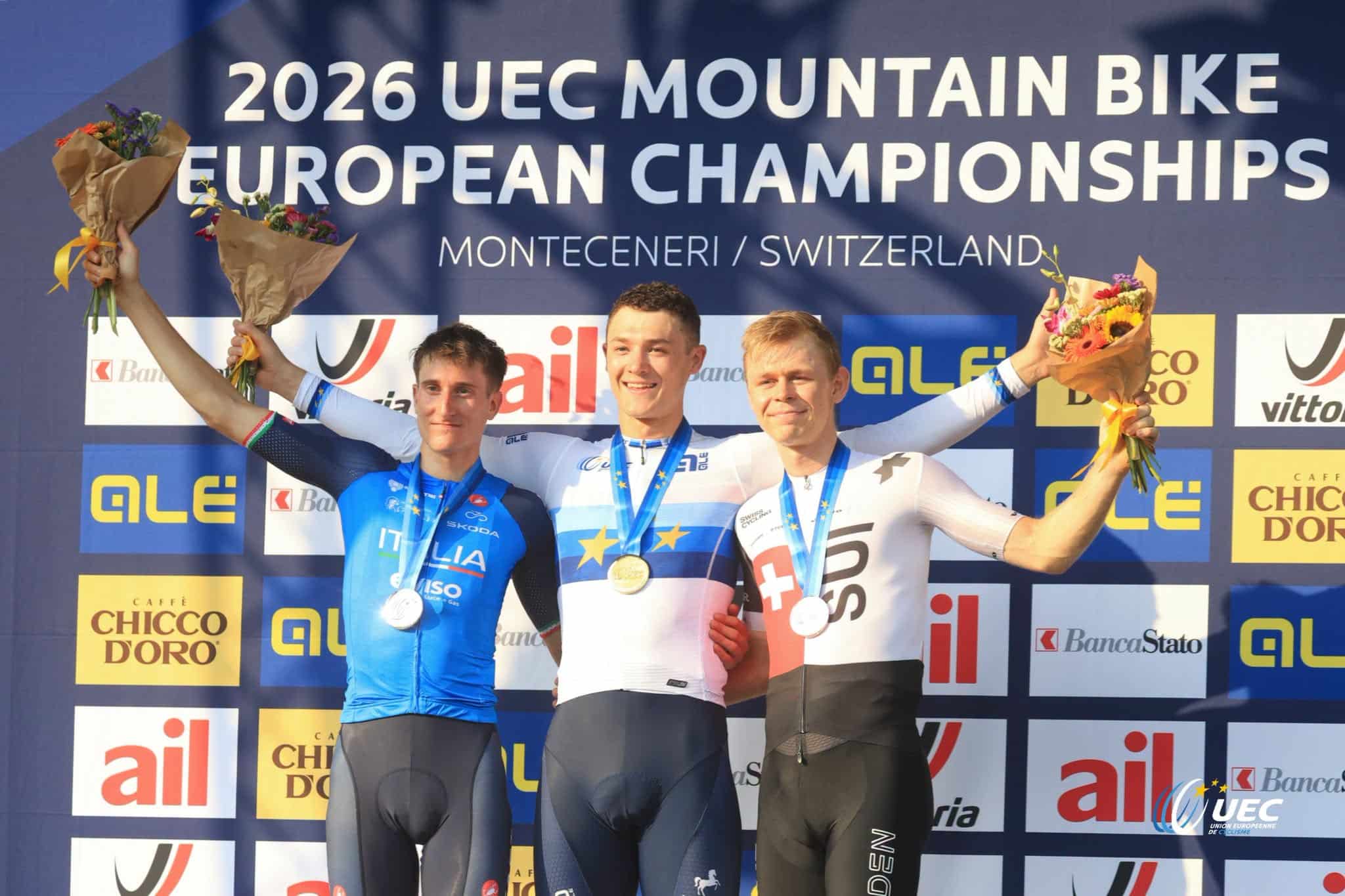 Europees Kampioenschap MTB 2026 – XCC | Aldridge en Frei in de zevende hemel