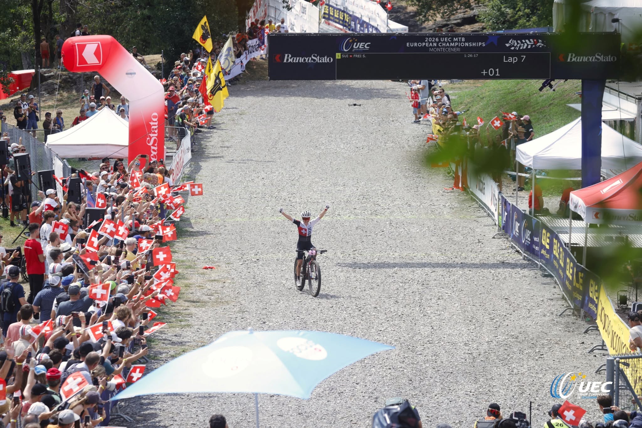 Europees kampioenschap MTB 2026 – XCO | Dubbelslag voor Sina Frei en Charlie Aldridge